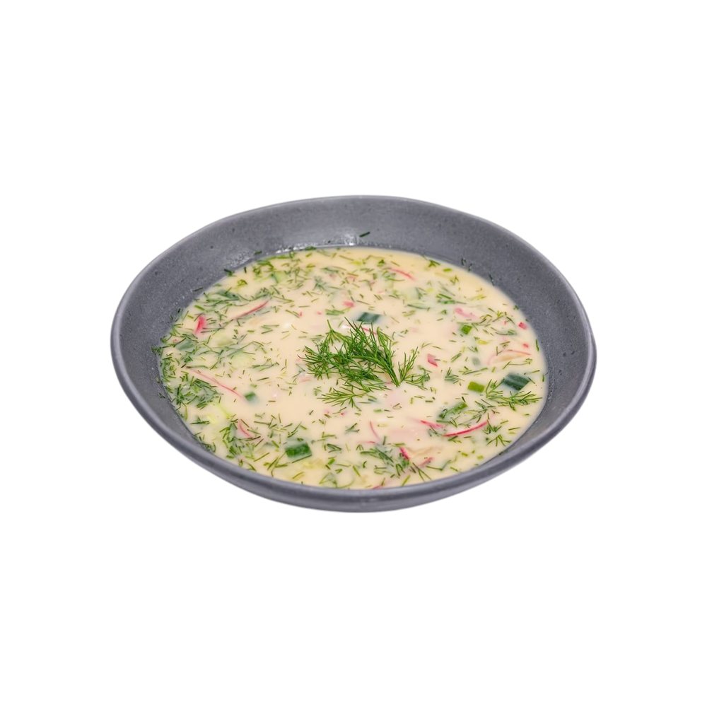 Cold Soup Okroshka With Ayran